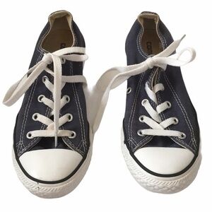 CONVERSE All STAR  kids size 3Y blue sneakers